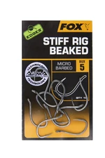 Fox háčky Edges Stiff Rig Beaked vel. 5, 10ks Micro Barbed