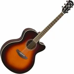 Yamaha CPX600 Old Violin Sunburst Guitare Jumbo acoustique-électrique