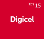 Digicel EC$15 Mobile Top-up AG