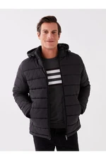 LC Waikiki Standard Pattern Hooded Men's Inflatable Coat