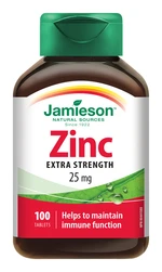 JAMIESON Zinek 25 mg 100 tablet