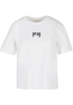 Women's T-shirt Praying Hands white