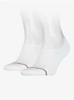 Tommy Hilfiger Socks - TH MEN ICONIC FOOTIE 2P white