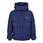 Chlapecká bunda Puffer s kapucí spaceblue