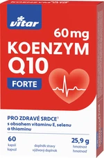 VITAR Koenzým Q10 60 mg + E + Se + thiamin 60 kapsúl