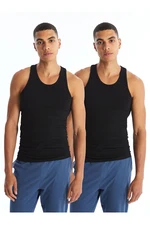 LC Waikiki Lw - U-Neck Combed Cotton Men's Undershirt, 2-pack