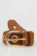 DEFACTO Women's Faux Leather Classic Belt