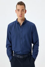 Koton Navy Blue Men's Adult Shirt