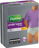 DEPEND Inkontinenční kalhotky abs.  Super L/XL pro muže 9 ks