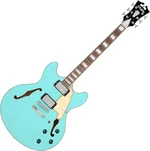 D'Angelico Premier DC Surf Green Halbresonanz-Gitarre