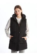 LC Waikiki Lw - Women's Hooded Plain Puffer Vest