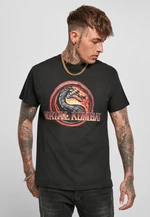 Black T-shirt with Mortal Kombat logo