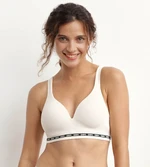 DIM ICONS PADDED SEAMLESS BRA - Women's Reinforced Bra - Cream