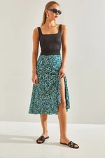 Bianco Lucci Women's Patterned Skirt