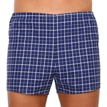 Classic men's boxer shorts Foltýn blue check oversize