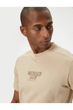 Koton Beige Men&#39;s T-Shirt