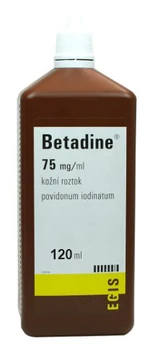 BETADINE chirurgická tekutina 120 ml