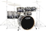 PDP by DW Concept Shell Pack 7 pcs 22" Black Sparkle-Silver Dobszett