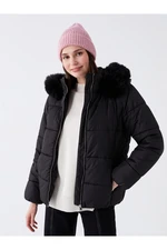 LC Waikiki Women's Hooded Straight Down Jacket