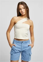 Women's single strap top whitesand