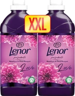 Lenor Aviváž 2x925ml, 74 praní Floral Bouquet&Note of Musk