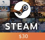 Steam Gift Card $30 Global Activation Code