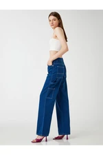 Koton Wide Leg Jeans High Waist