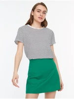 Green Miniskirt Trendyol - Women