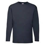 Navy Value Men's Long Sleeve T-shirt Fruit of the Loom