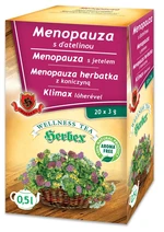 HERBEX MENOPAUZA s ďatelinou bylinná zmes 20 x 3 g