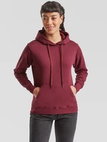 Burgundy Hooded Sweat Fruit of the Loom