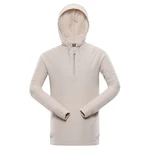 Men's hooded sweater nax NAX POLIN moonbeam