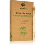 Pandoo Bamboo Toothbrush bambusová zubná kefka pre deti Medium Soft 4 ks