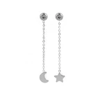 Women's earrings in silver color Vuch Infinity