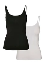 Women's Basic Top 2-Pack Black + White