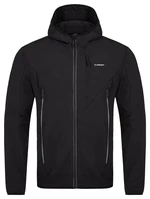 Men's black softshell jacket LOAP URAL