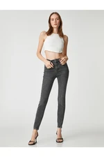 Koton High Waisted Jeans with Skinny Legs, Slim Fit - Carmen Jean