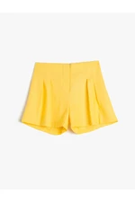 Koton Shorts - Yellow - Normal Waist