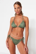 Trendyol Polka Dot Triangle Tie Triangle Bikini Set