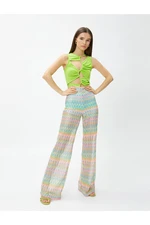 Koton Crochet Palazzo Pants High Waist