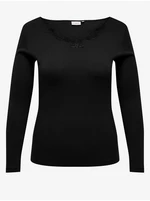 Black women's long sleeve T-shirt ONLY CARMAKOMA New Kira - Women