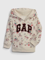 Beige Girly Floral Hoodie GAP