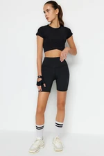 Trendyol Black Sport Biker/Cycling Leggings that Prevent Odor