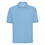 Men's Polycotton Polo Russell Blue T-Shirt