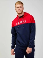 SAM73 Red-Blue Men's Hoodie SAM 73 Eldos - Men