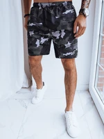 Black Mens Camo Swimwear Dstreet