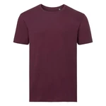 Burgundy Men's T-shirt Pure Organic Russell