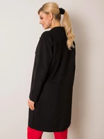 Black suede coat Sellina STITCH & SOUL