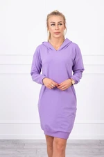 Purple dress with hood