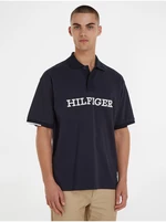 Navy blue men's polo shirt Tommy Hilfiger